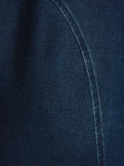 Girls' Trot Denim Dark Wash Jersey Denim Jodphur-Style Leggings