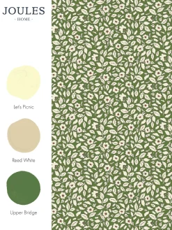 Green Ditsy Floral Print 10M Wallpaper