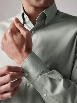 Green Slim Fit Shirt