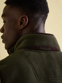 Greenfield Green Full Zip Fleece Gilet