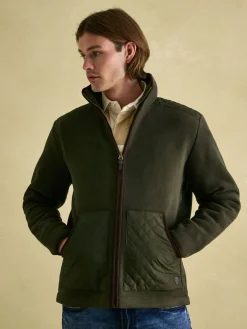 Greenfield Green Full Zip Fleece Jacket