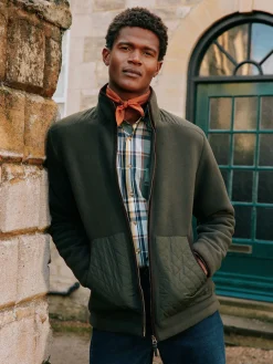 Greenfield Green Full Zip Fleece Jacket