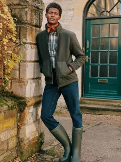 Greenfield Green Full Zip Fleece Jacket