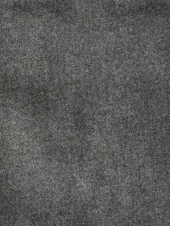 Grey Slim Fit Flannel Suit Trousers