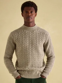 Hansley Cream Wool Knit Jumper