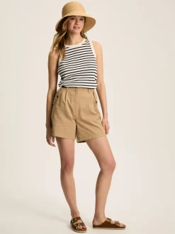 Harbour Cream & Navy Striped Jersey Vest