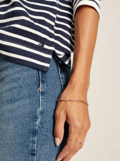 Harbour Navy Hotchpotch Long Sleeve Breton Top