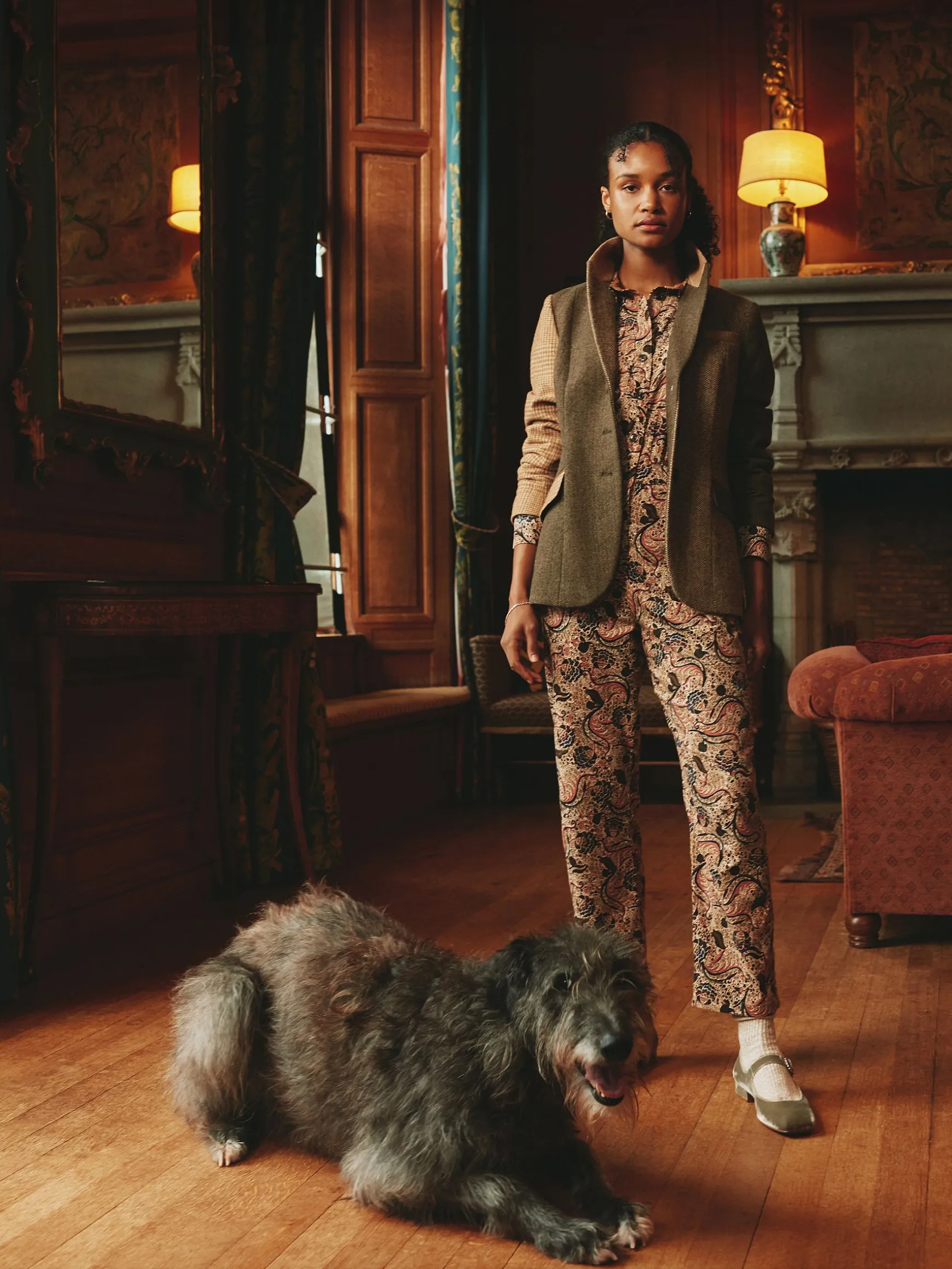 Harlow Multi Hotchpotch Tweed Blazer