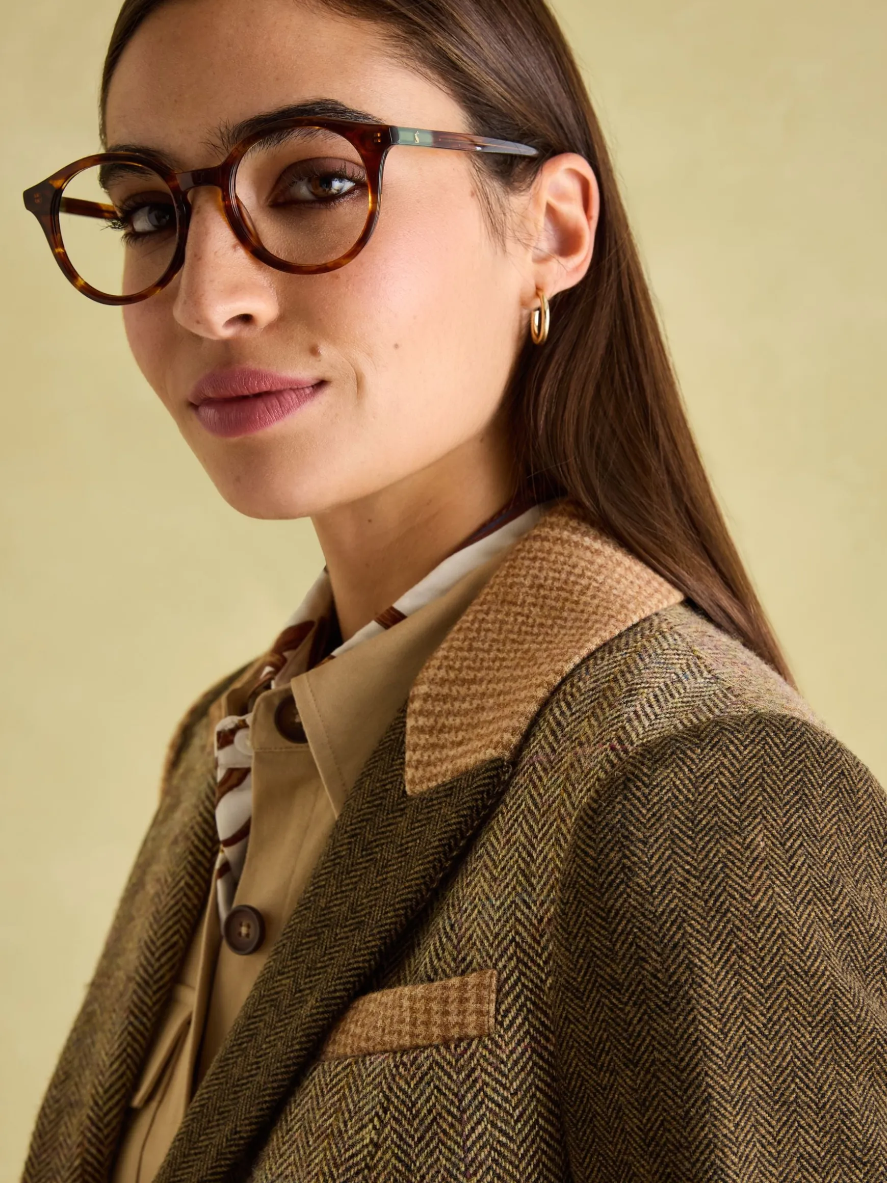 Harlow Multi Hotchpotch Tweed Blazer