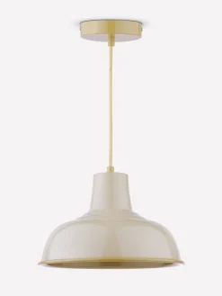 Hatfield Neutral Industrial-Style Pendant Light
