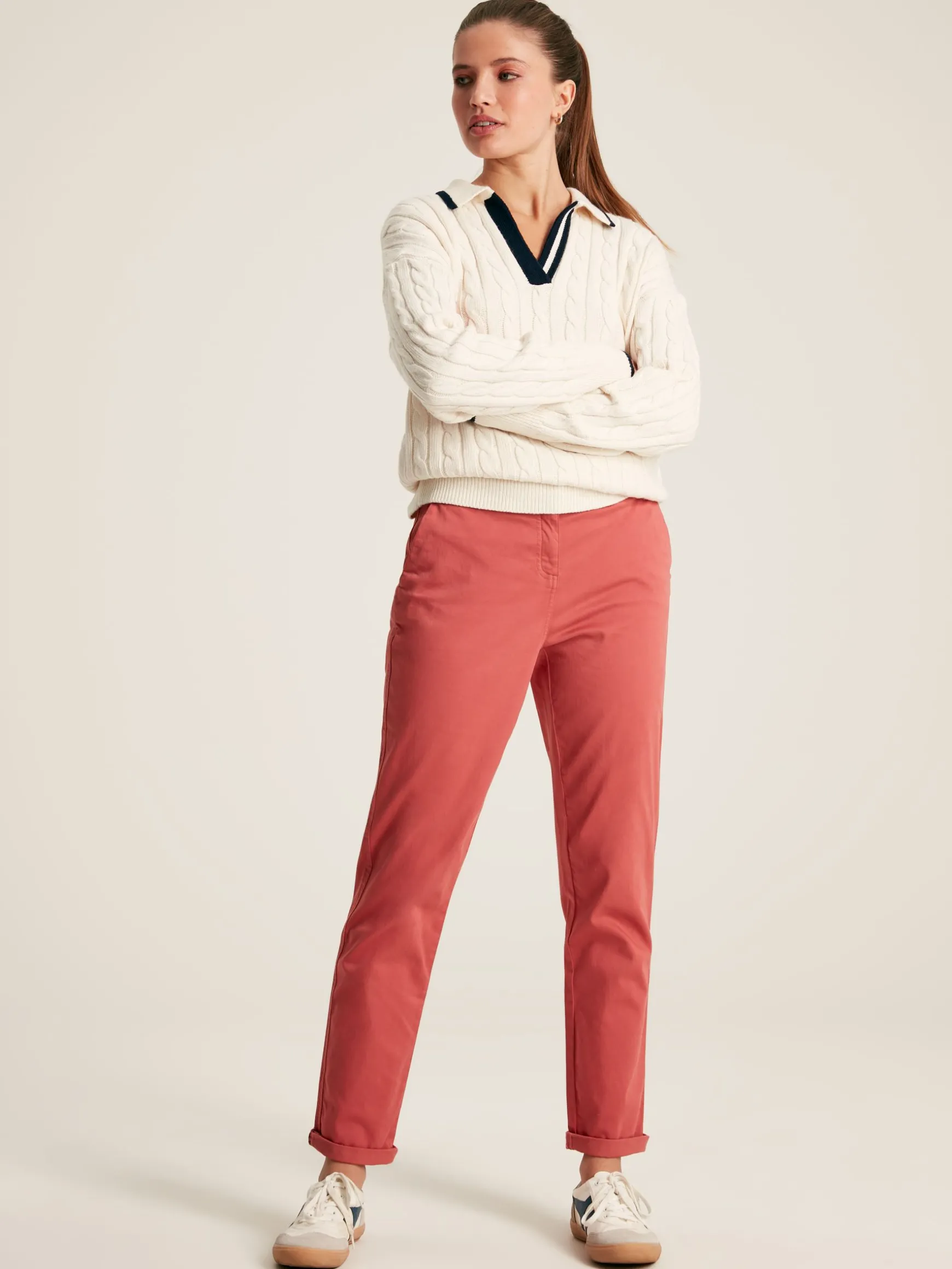 Hesford Pink Chino Trousers