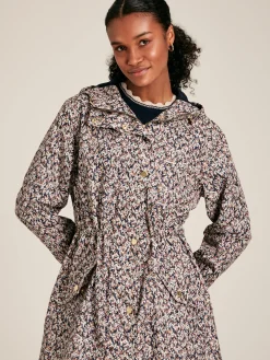 Holkham Ditsy Floral Waterproof Packable Raincoat With Hood