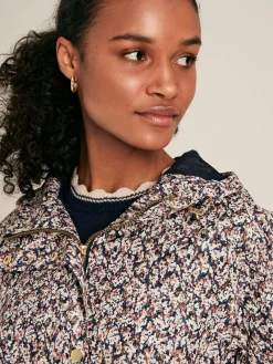 Holkham Ditsy Floral Waterproof Packable Raincoat With Hood