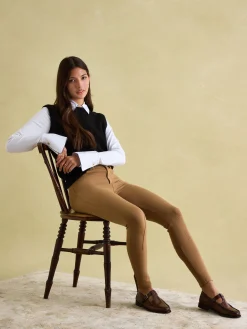 Holly Black Regular Fit Knitted Vest