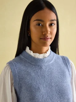 Holly Blue Knitted Vest