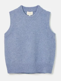 Holly Blue Knitted Vest