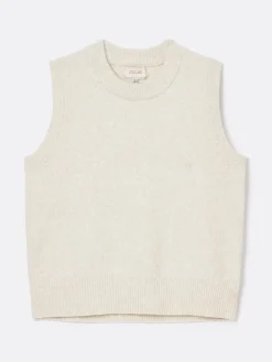 Holly Cream Regular Fit Knitted Vest