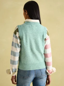 Holly Green Knitted Vest
