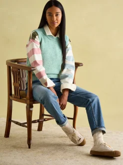 Holly Green Knitted Vest