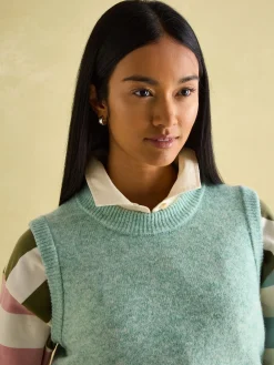 Holly Green Knitted Vest