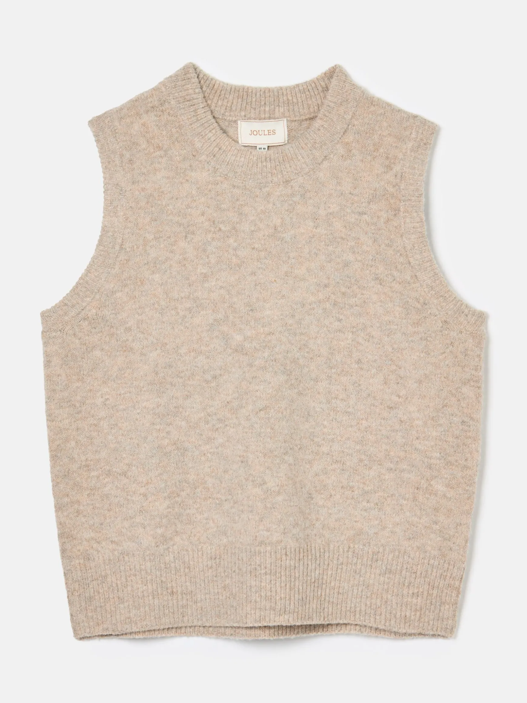 Holly Natural Regular Fit Knitted Vest