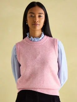 Holly Pink Knitted Vest