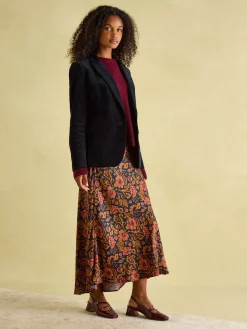 Holton Navy Blue Corduroy Blazer