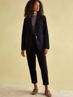 Holton Navy Blue Corduroy Blazer