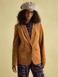 Holton Tan Brown Corduroy Blazer