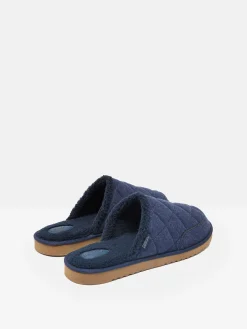 Homebound Navy Quilted Slippers