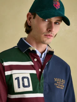 Hotch Potch Navy Embellished Striped Rugby Shirt