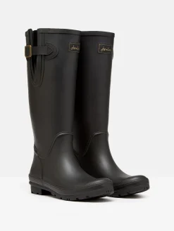 Houghton Black Adjustable Tall Wellies
