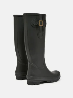 Houghton Black Adjustable Tall Wellies
