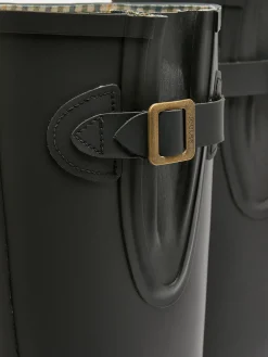 Houghton Black Adjustable Tall Wellies