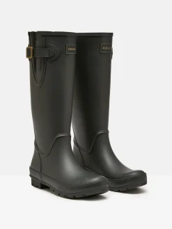 Houghton Black Adjustable Tall Wellies