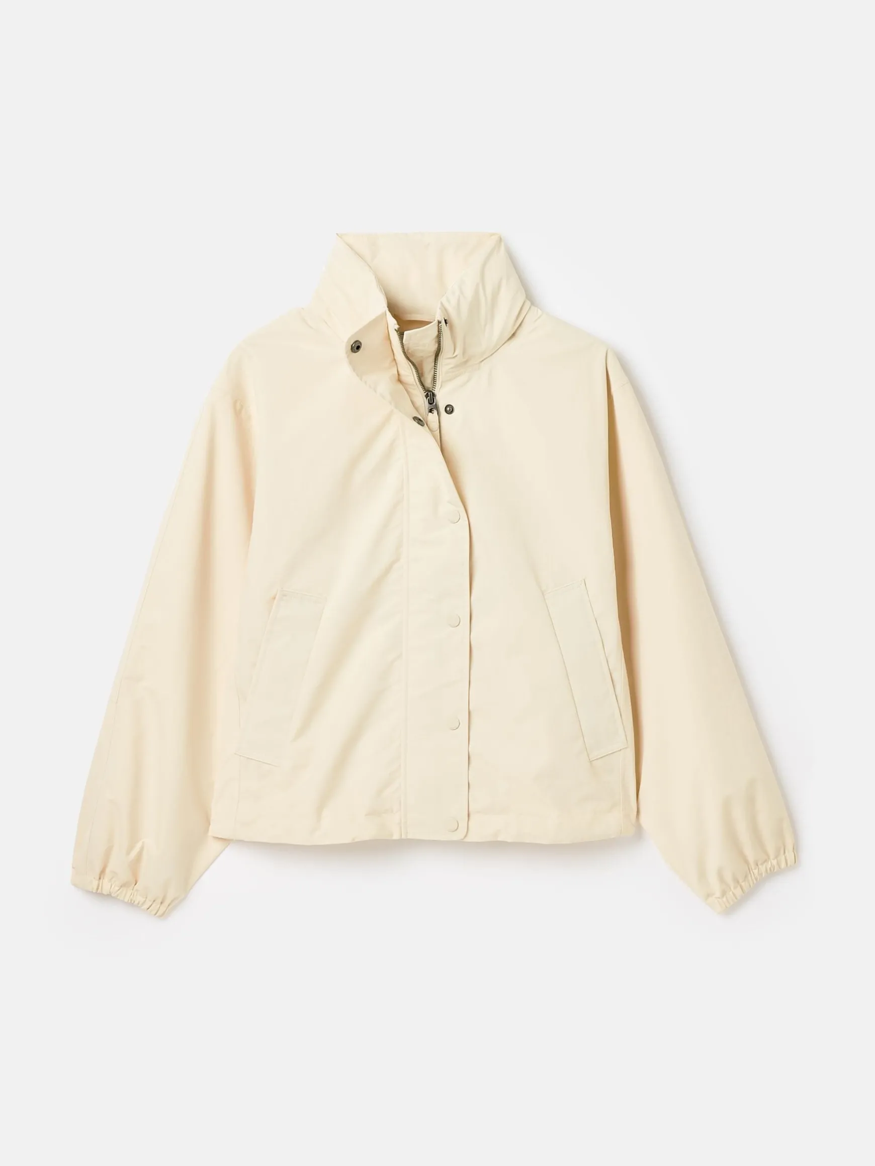 Hove Cream Waterproof Windbreaker Jacket