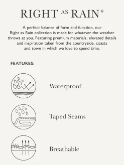 Hove Cream Waterproof Windbreaker Jacket