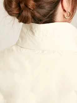 Hove Cream Waterproof Windbreaker Jacket