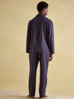 Hugo Navy Stripe Cotton Pyjama Set