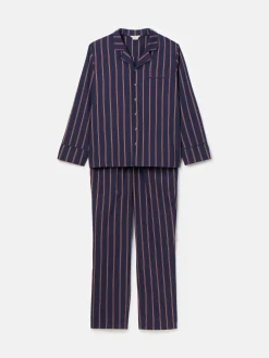 Hugo Navy Stripe Cotton Pyjama Set