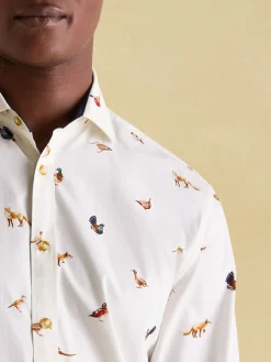 Invitation Cream Cotton Shirt