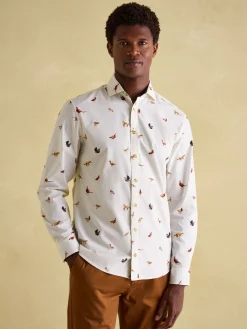 Invitation Cream Cotton Shirt