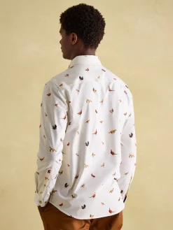 Invitation Cream Cotton Shirt