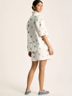 Iris White Embroidered Blouse