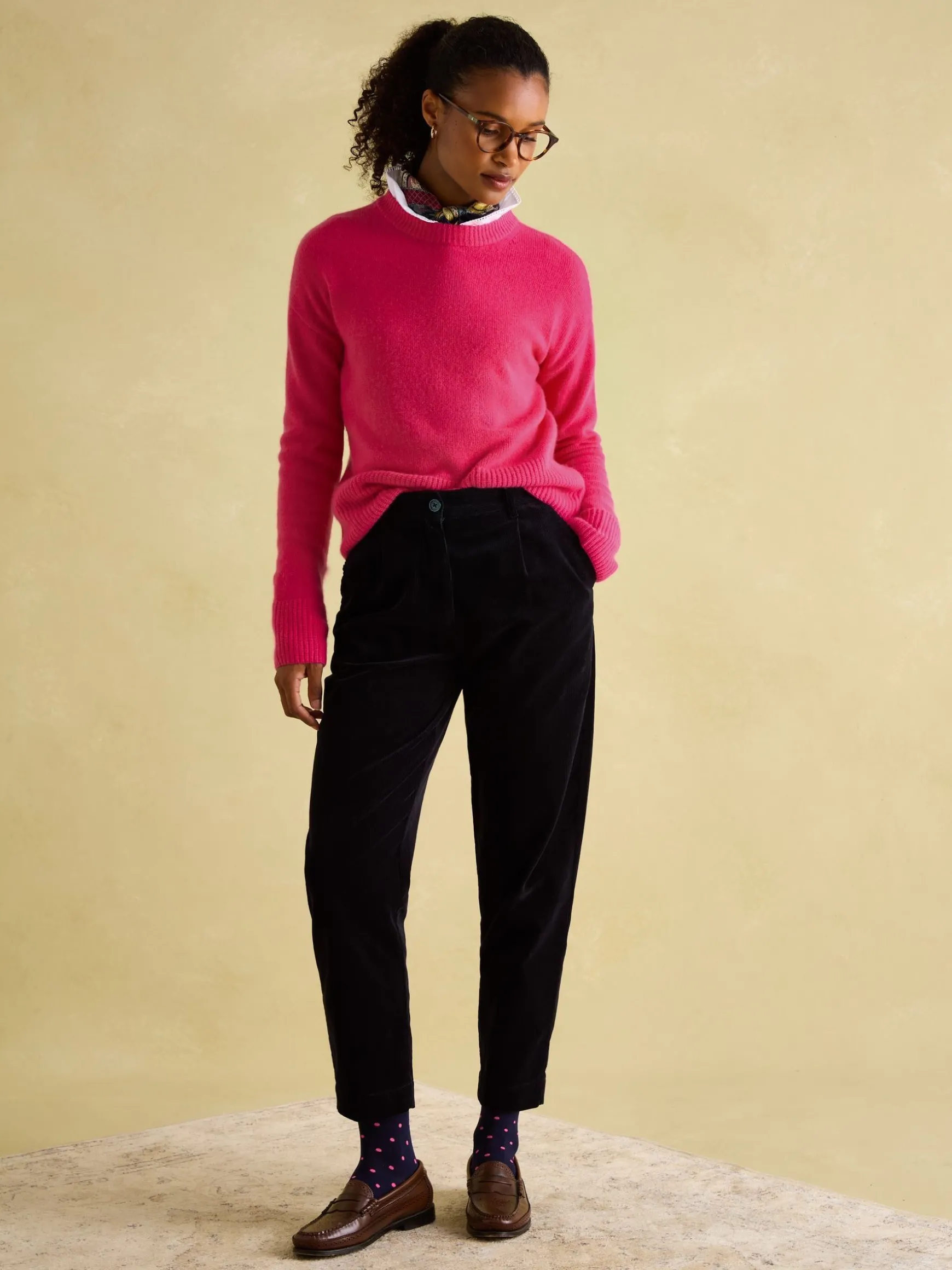 Ivy Pink 100% Cashmere Jumper