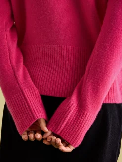 Ivy Pink 100% Cashmere Jumper