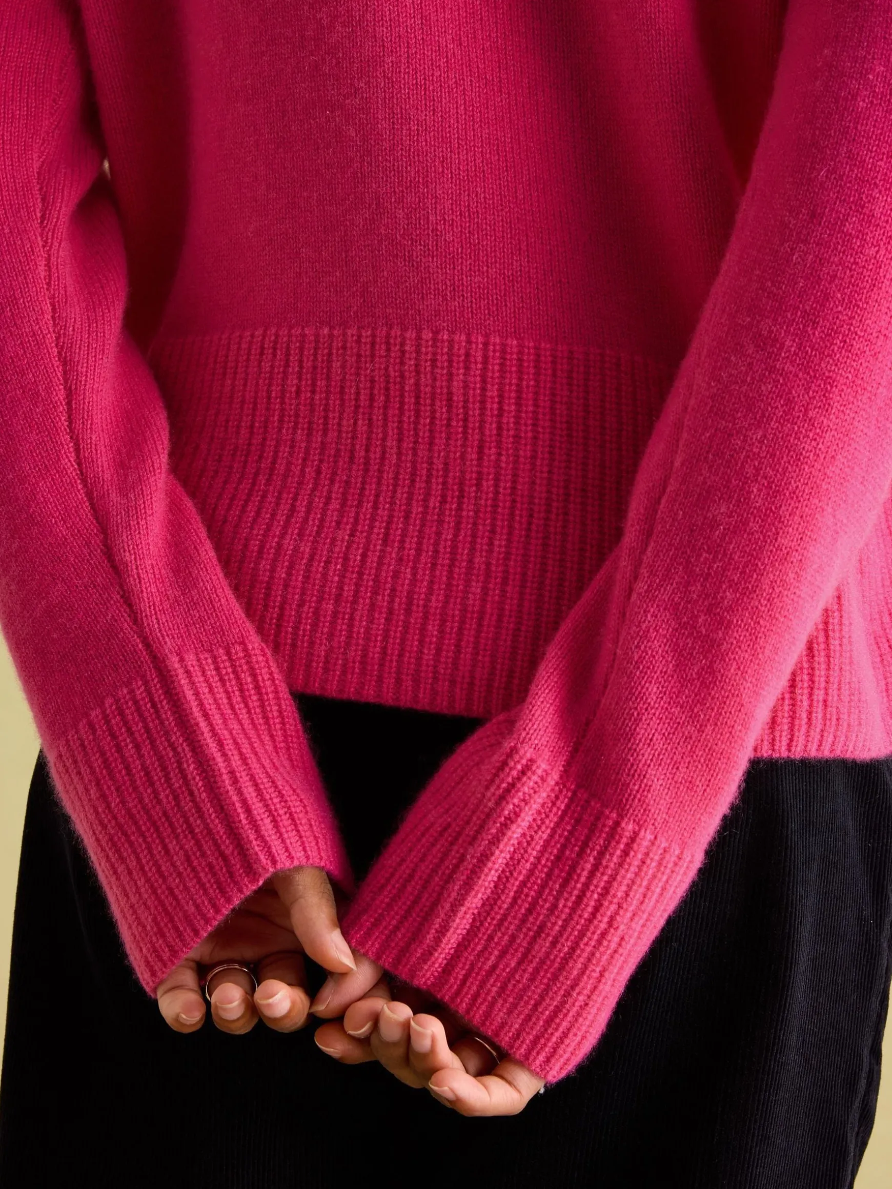 Ivy Pink 100% Cashmere Jumper