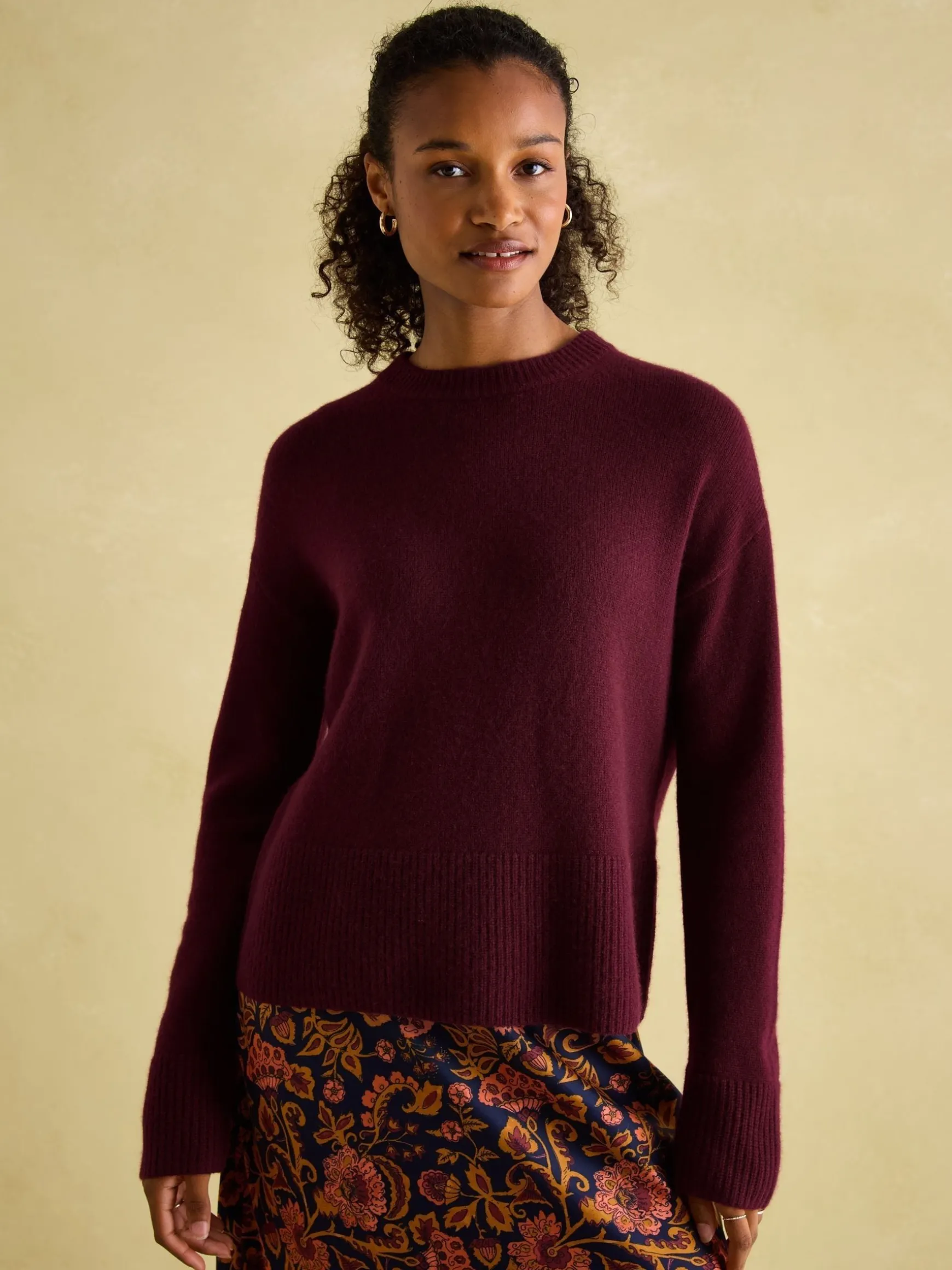 Ivy Red 100% Cashmere Jumper