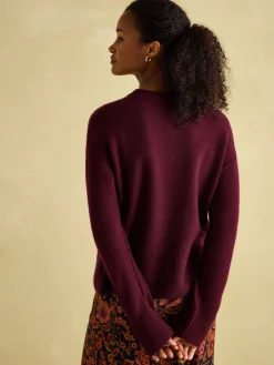 Ivy Red 100% Cashmere Jumper
