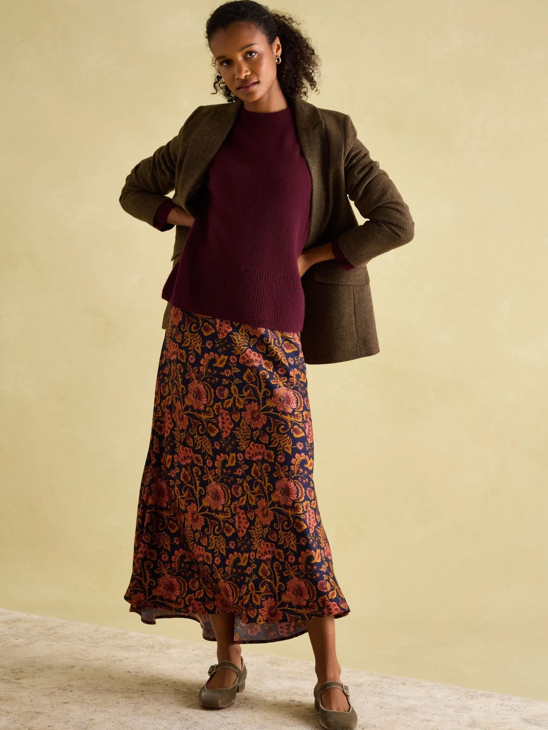 Ivy Red 100% Cashmere Jumper